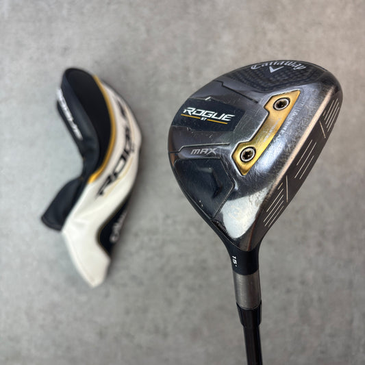 Callaway Rogue ST MAX 3W 15° - Stiff – begagnad golfklubba – bild 1