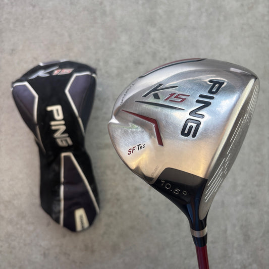 Ping K15 SF Tec 10.5° - Stiff – begagnad golfklubba – bild 1