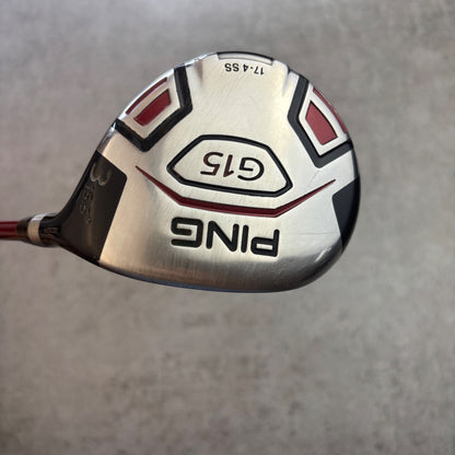 Ping G15 3W 15.5° - Regular – begagnad golfklubba – bild 4