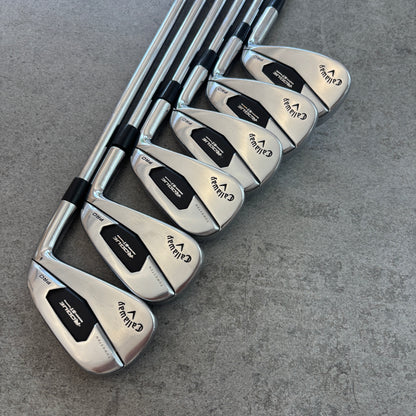 Callaway Rogue ST Pro järnset (5–PW) – Stiff – begagnad golfklubba – bild 2