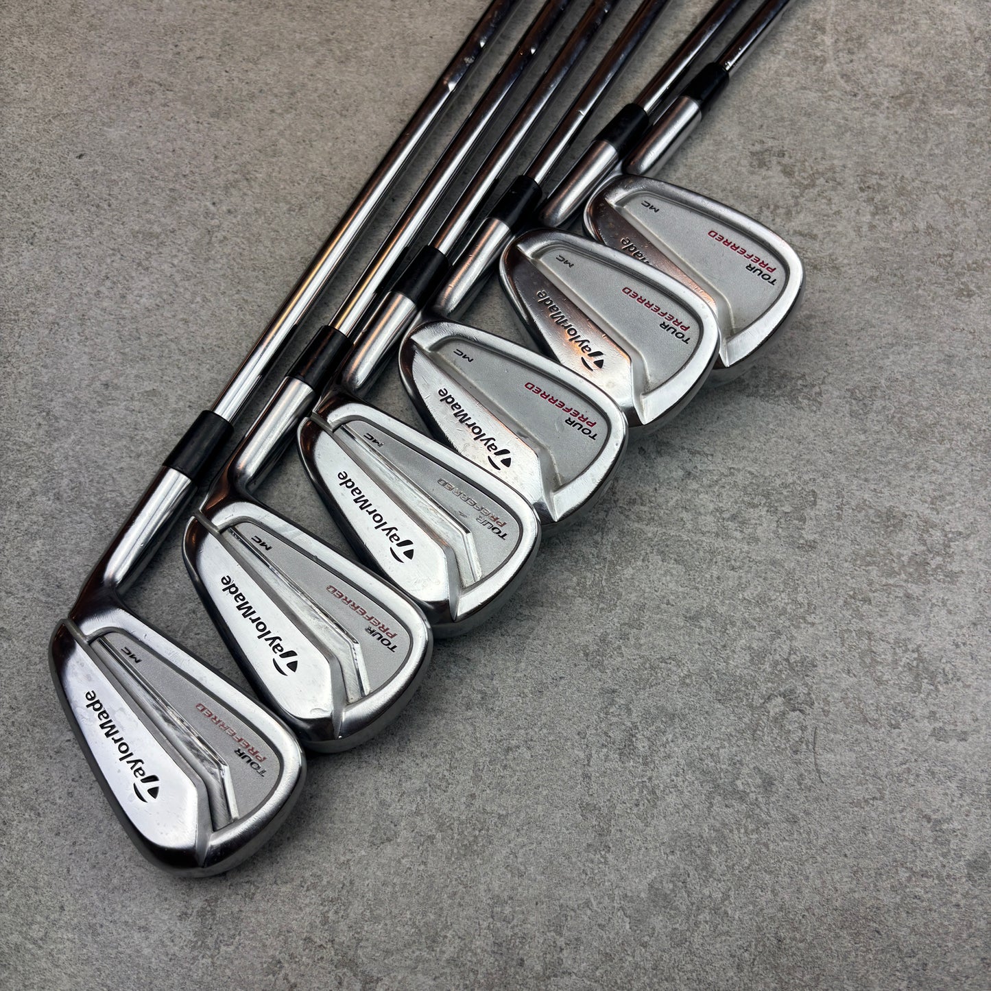 TaylorMade Tour Preferred MC järnset 5–PW – Stål, +1 tum