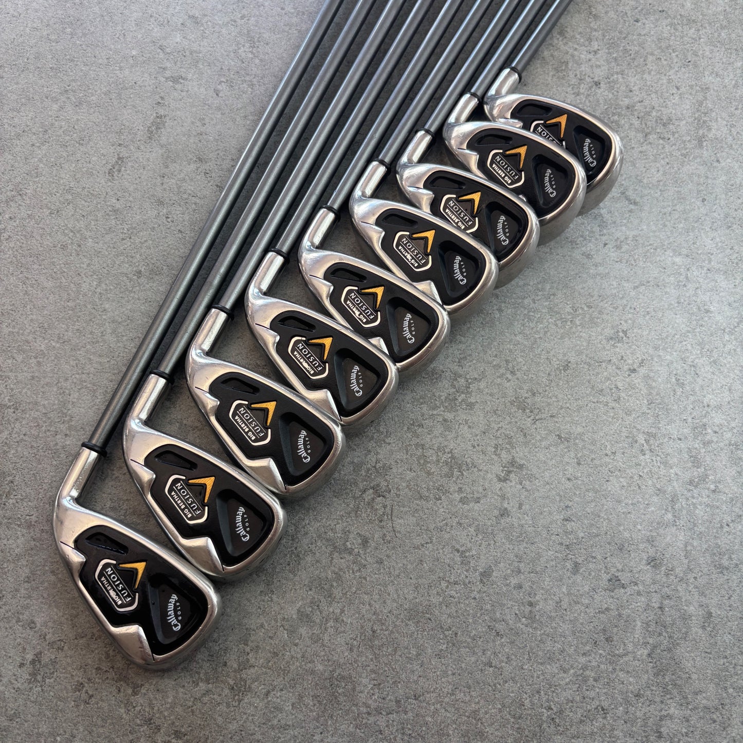 Callaway Big Bertha Fusion järnset (4-L) – Regular – begagnad golfklubba – bild 2