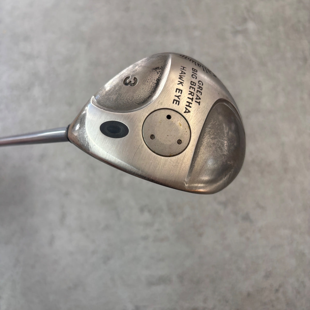 Callaway Great Big Bertha Hawk Eye 3W 15° - Firm – begagnad golfklubba – bild 4
