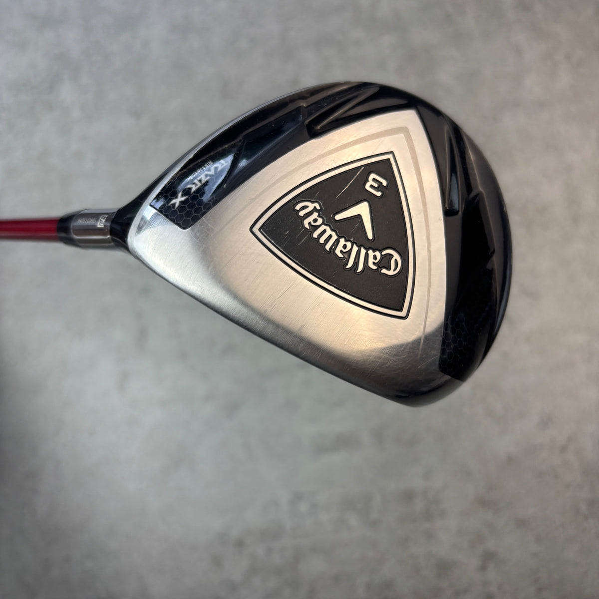 Callaway RAZR X Black 3W 15° - Senior – begagnad golfklubba – bild 4
